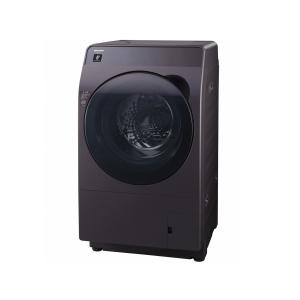 SHARP ドラム式洗濯乾燥機 ES-WS14-TL (ブラウン系・左開き) : 家電