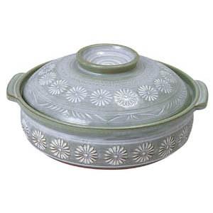 銀峯窯】土鍋 銀峯三島 土鍋【6号】 : ナンバYahoo店 - 通販 - Yahoo