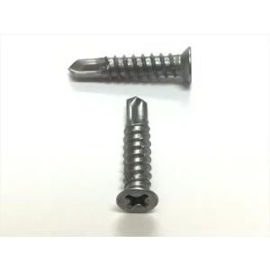 ステンレス ドリルビス D=6 特皿 ピアスビス 細目 M4x35mm 小箱 （400