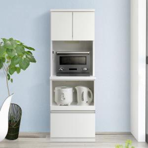 ニトリ（NITORI） レンジボード(エトナ 60OP WH/SI) ニトリ期間限定：4