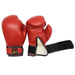 日本拳法グローブ(赤) 6オンス 少年用MT式(マジックテープ式) (日本