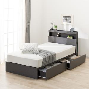 ニトリ（NITORI） 引き出し収納付き シングルベッドフレーム(KR WW