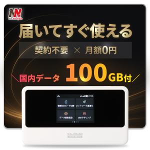 ポケットwifi 100GB 365日 ギガ付き セット ルーター モバイルルーター