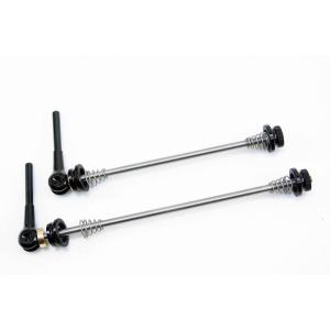 軽量 MTB チタン クイック リリース フロント100mm リア135mm 黒 青 金