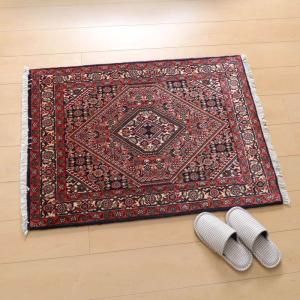 高級ペルシャ絨毯 イラン じゅうたん・ビジャー産 103×73cm 手織り