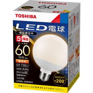 東芝ライテック (送料無料)LED電球 LDA6L-G-E17/S/60W2