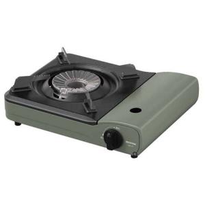 カセットコンロ IGC-S1-H チャコール ( 1台 ) 卓上コンロ ガス 防災
