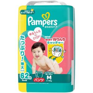 パンパース さらさらケア パンツ Mたっちサイズ オムツ 6-12kg ( 62枚
