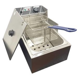 MEF-M8FT 【マルゼン】 電気フライヤー 8L 幅255×奥行475×高さ195(mm