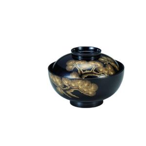 輪島塗 つばき蒔絵 吸物椀5客 輪島塗吸物椀 輪島塗お椀 汁椀 椿蒔絵