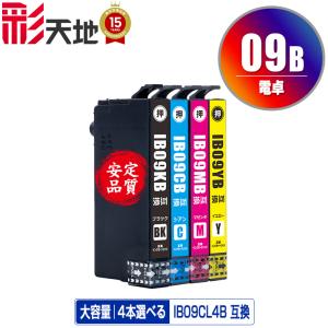 IB09CL4B (IB09Aの大容量) 4色セット エプソン 互換インク インク