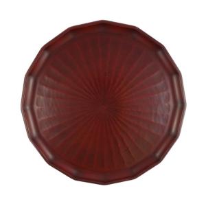 鎌倉彫 7寸切立盆 花鳥図 伝統工芸品 お盆 おしゃれ プレゼント 贈り物