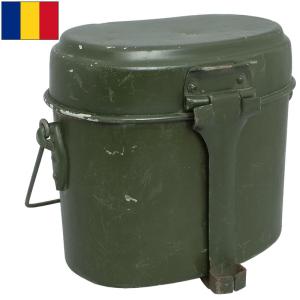 スイス軍 アルミ 飯盒 3ピース ブラック USED EE827NN 飯ごう はんごう