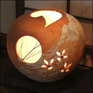 信楽焼 照明 やさしい明かりが灯る陶器照明 和風照明 インテリアライト