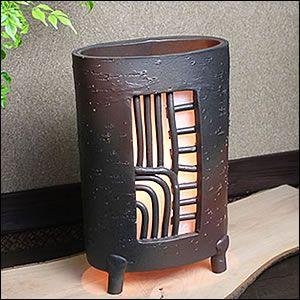 信楽焼 照明 やさしい明かりが灯る陶器照明 和風照明 インテリアライト