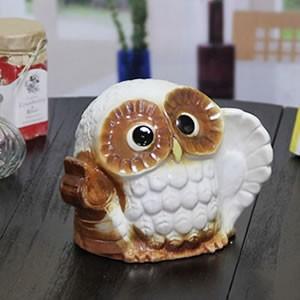信楽焼 ふくろう 陶器 フクロウ 梟 置物 かわいい おしゃれ ギフト