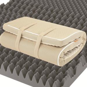 昭和西川 エッセンシャルウエーブ マットレス シングル グレー J93201