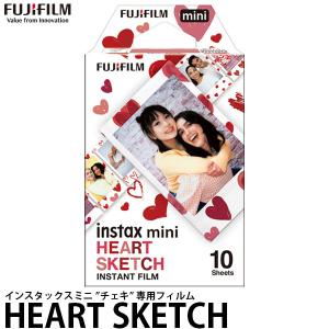 チェキ INSTAX MINI HEART SKETCH WW1 16799926 (D) チェキ用フィルム