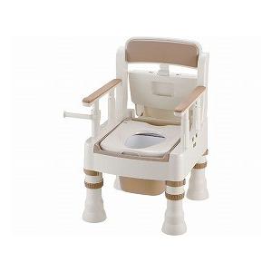 ☆美品☆Panasonic 家具調脱臭・温便座 PN-L23418MB ブラウン 家具調トイレ＜座楽＞ひじ掛けはねあげ | 家具調トイレ＜座楽