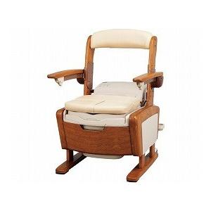 ☆美品☆Panasonic 家具調脱臭・温便座 PN-L23418MB ブラウン 家具調トイレ＜座楽＞ひじ掛けはねあげ | 家具調トイレ＜座楽