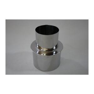 ステンレス煙突 径106⇒径121 異径レジューサー : 薪ストーブの