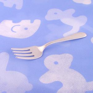 銀製 曲型無地ベビースプーン・フォークセット : シルバーオオノヤフー
