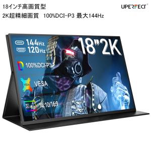 EVICIV 18.5インチ モバイルモニター 120Hz 1080P 自立式 ディスプレイ