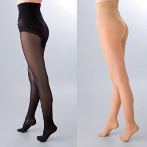 FAITH ロマンスシェレーヌ スリムフォース スパッツ ブラック M L 着