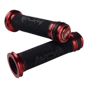 NCY 汎用グリップセット タイプD レッド PTO-NCY-351 バイク : パーツ