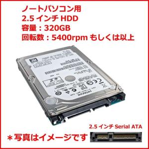 NEC ハードディスク ノートパソコン用 中古品 増設交換用HDD 2.5インチ