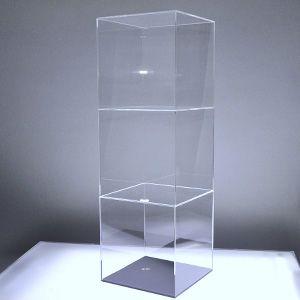 アクリル3段ケースC / クリア /幅:20cm/奥行:20cm/高さ:61.2cm