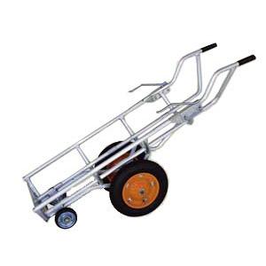 ハラックス LPガスボンベ 運搬台車 タフボーイ LPG-504F 4輪 アオリ用