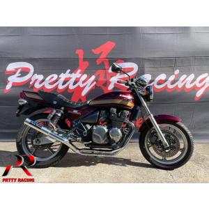 ゼファー400/χ 用 PRETTY 薄型センバツブレット ブラック