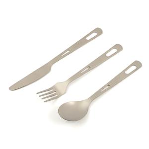 純チタン製 カトラリーセット 超軽量 ナイフ フォーク スプーン 食器