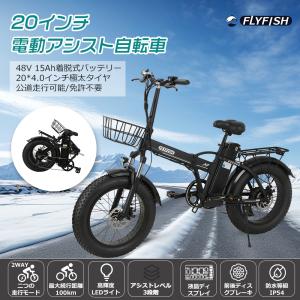 2025年最新モデル】FLYFISH 電動自転車 電動アシスト自転車 折りたたみ
