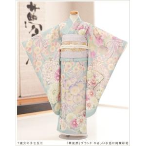 7歳 女の子 七五三 正絹 着物レンタル j7366 フルセット 上質 753 子供