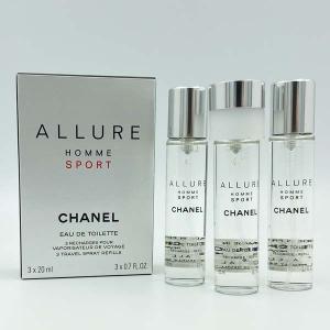 CHANEL（シャネル） ブルー ドゥ トラベル スプレイ EDT 20ml×3 メンズ