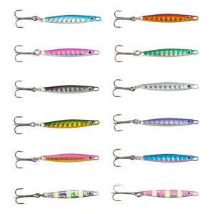 オルルド釣具 メタルバイブレーション ルアー 7g 14g 6個セット 未塗装