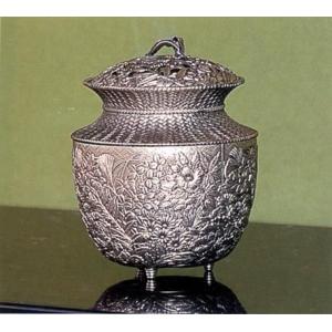 香炉 香立て｜ 雉香炉 ｜三枝惣太郎作 鉄製 小判台付 化粧箱入【高岡