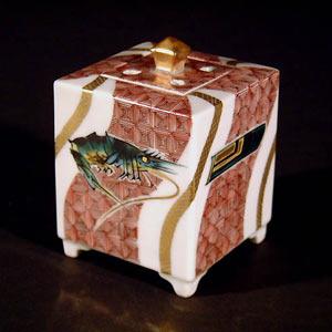 九谷焼 九谷焼香炉 色絵魚譜 【作家】 山岸大成 : 和座倶楽部 - 通販