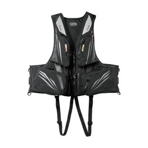 Gamakatsu（がまかつ） フローティングベスト ブラック×ゴールド GM