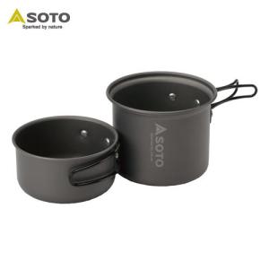 新富士バーナー SOTO ソト アルミクッカーセットM SOD-510 キャンプ