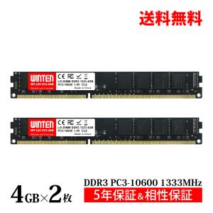 最安挑戦メモリ】 8GB DDR3-12800 デスクトップPC用 低電圧版選べます