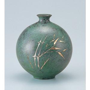 高岡銅器 銅製花瓶 玉宝形（赤金） 美術工芸品 記念品 花活 一輪挿し