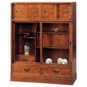 茶箪笥 和茶棚 茶棚 あじろ 30 屋久杉 大川産 開梱設置無料 完全受注