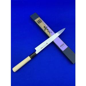 源昭忠 青ニ鋼 柳刃包丁 330mm 尺一 福本作 水野鍛錬所 本鍛錬 水牛柄