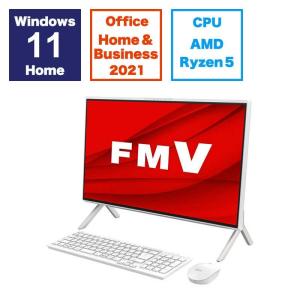 富士通 23.8型デスクトップパソコン FMV Desk top F FMVF55K1WA