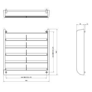 ダイキン（DAIKIN） KDB55J160F オーケー器材 ラウンドフロー用パネル
