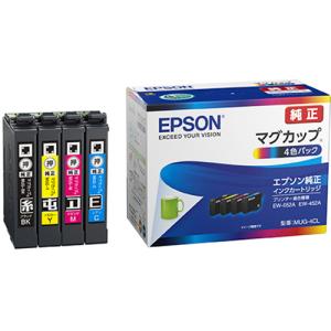 エプソン（EPSON） 純正インク 4色セット マグカップ MUG-4CL カラリオ