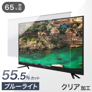 8日+5% 液晶テレビ保護パネル 55型 55インチ ブルーライトカット 3mm厚